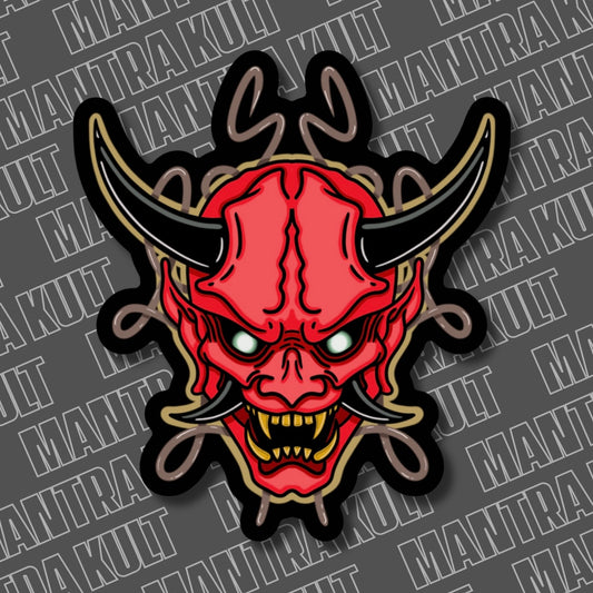 Hannya Mask Sticker