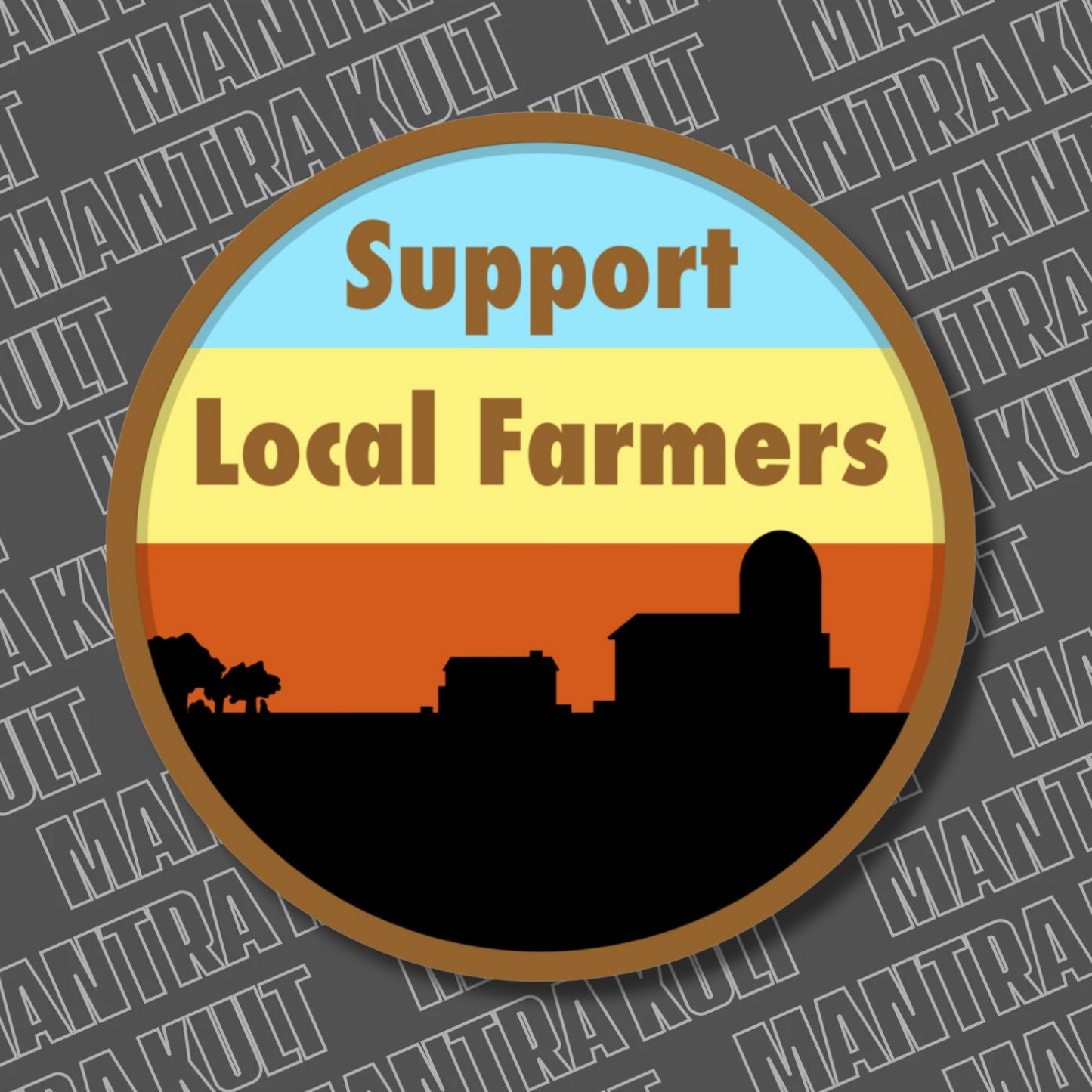 Support Local Farmers Sticker