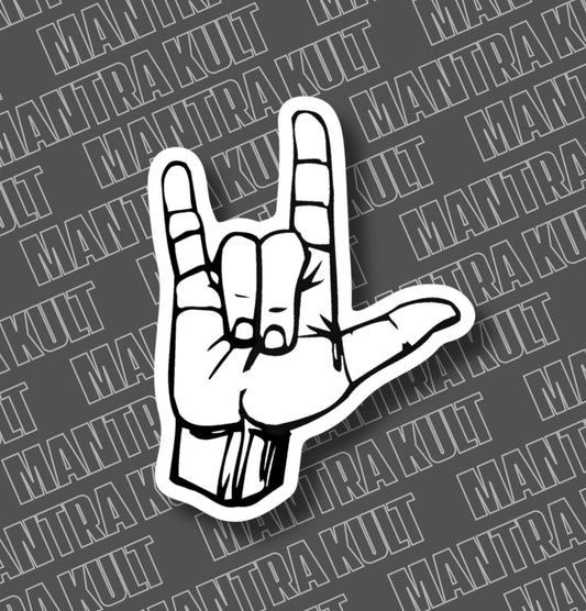 I Love You ASL Sticker